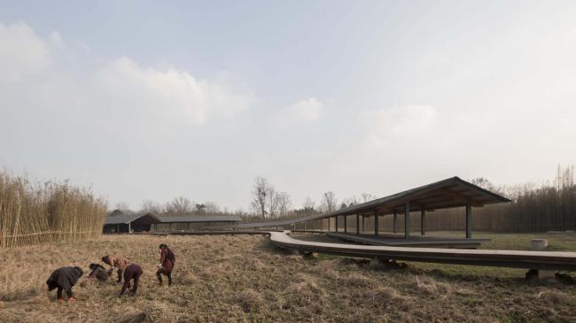 BIM建筑|四川安仁OCT“水西东”林盘文化交换中间 / 上海创友邦际建筑设计