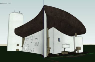 Sketchup文化模型|多层教堂，文化建筑，现代风格-BIM建筑网