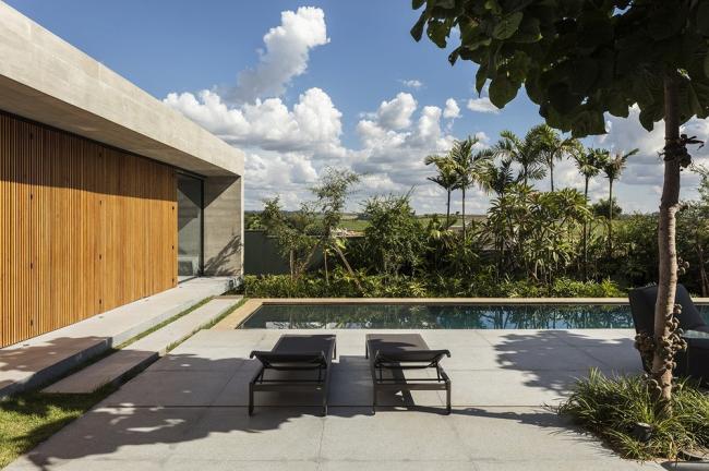 BIM建筑|郁郁葱葱，融于天然的巴西现代小清爽室第