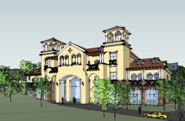 Sketchup酒店模型|多层地中海酒店，古典风格-BIM建筑网