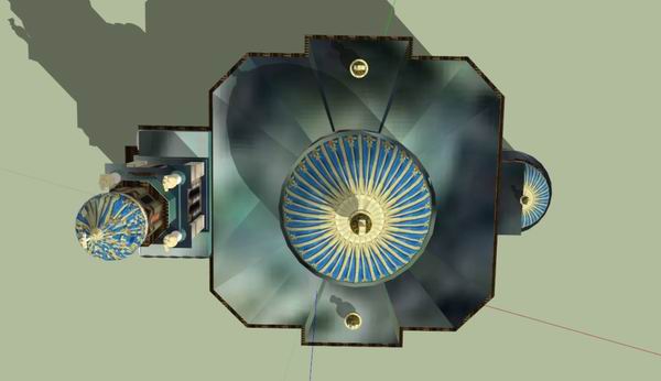 Sketchup文化模型|多层东正教教堂，文化建筑，古典风格