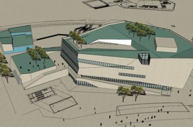 Sketchup文化模型|多层展览馆，文化建筑，现代风格-BIM建筑网