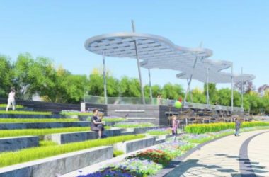 Sketchup景观模型|园艺广场景观，现代风格-BIM建筑网