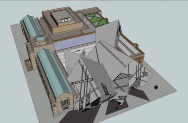 Sketchup文化模型|多层皇家安大略博物馆，文化建筑，现代风格-BIM建筑网