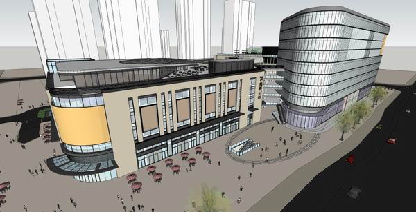 Sketchup酒店模型|高层酒店方案，商业，现代风格