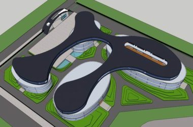 Sketchup学校模型|多层学校，校园教育建筑，公建，现代风格-BIM建筑网