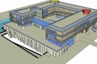 Sketchup文化模型|多层美术馆，文化建筑，现代风格-BIM建筑网