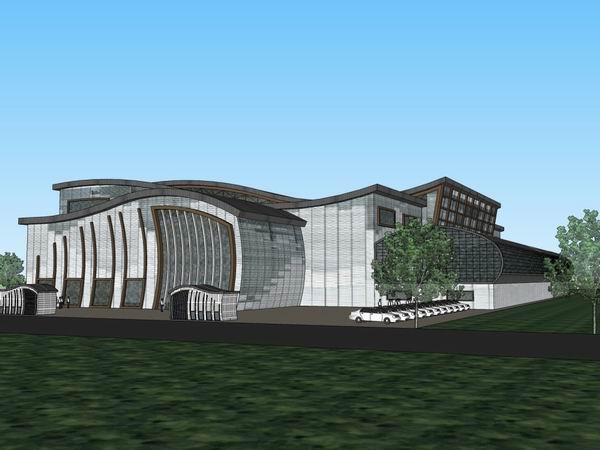 Sketchu工业厂房|多层工厂工业厂房，现代风格