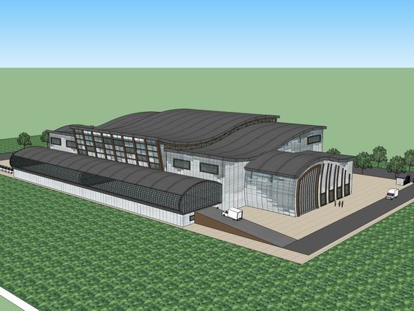 Sketchu工业厂房|多层工厂工业厂房，现代风格