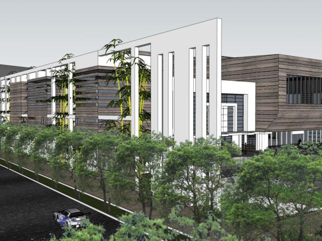 Sketchup文化模型|多层剧场，文化建筑，现代风格