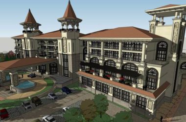 Sketchup住宅模型|多层活动中心，住宅会所，欧式古典风格-BIM建筑网