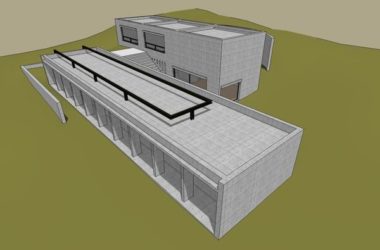 Sketchup文化模型|多层博物馆，文化建筑，现代风格-BIM建筑网