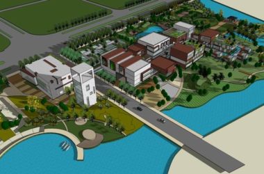 Sketchup商业模型|多层商业街，现代风格-BIM建筑网