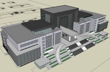 Sketchup办公模型|高层政府办公楼，公建，现代风格-BIM建筑网