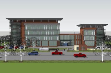 Sketchup办公模型|多层办公楼，现代风格-BIM建筑网