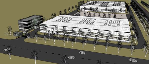 Sketchu工业厂房|多层厂房工业工厂，办公楼，现代风格