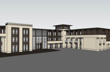 Sketchup住宅模型|多层住宅活动中心，古典风格-BIM建筑网