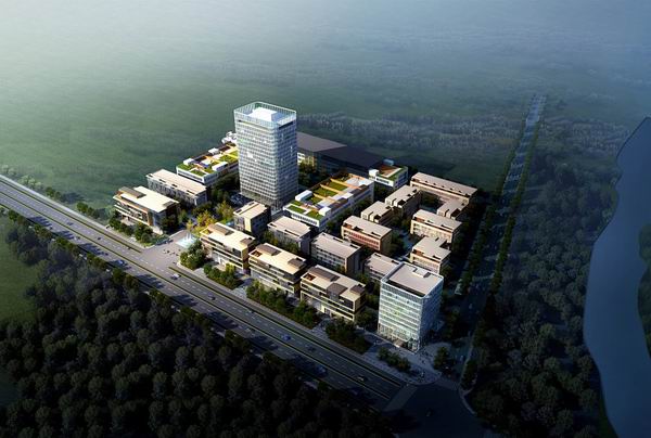 Sketchup办公模型|多层高层办公楼，现代风格