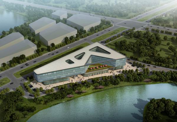 Sketchup办公模型|多层南京中建大厦，办公楼，现代风格