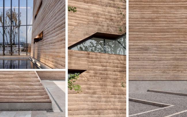 BIM建筑|黄地盘上错落睁开的“折扇”：郑州建业足球小镇旅客中间 / 水石设计