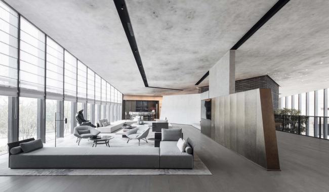 BIM建筑|黄地盘上错落睁开的“折扇”：郑州建业足球小镇旅客中间 / 水石设计