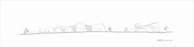 BIM建筑|黄地盘上错落睁开的“折扇”：郑州建业足球小镇旅客中间 / 水石设计