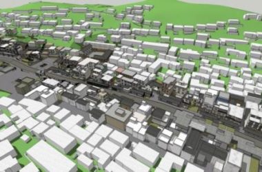 Sketchup商业模型|多层商业街，现代风格-BIM建筑网