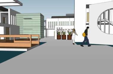 Sketchup酒店模型|多层四合院酒店会议中心，现代中式风格-BIM建筑网