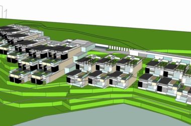 Sketchup酒店模型|多层宁波力隆山庄规划，度假酒店，现代风格-BIM建筑网