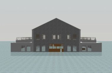 Sketchu工业厂房|多层仓库，工业工厂厂房，古典风格-BIM建筑网