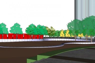 Sketchup景观模型|庭院景观，现代风格，现代庭院景观-BIM建筑网