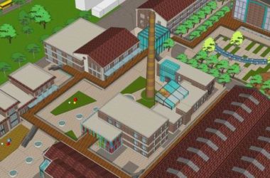 Sketchu工业厂房|多层厂房改造规划，工业工厂厂区，公建，现代风格-BIM建筑网