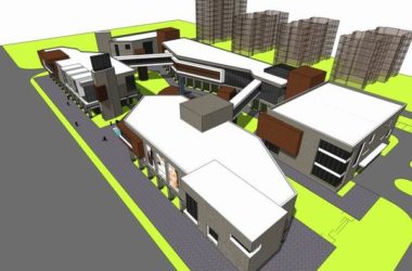 Sketchup商业模型|多层商业建筑，现代风格-BIM建筑网