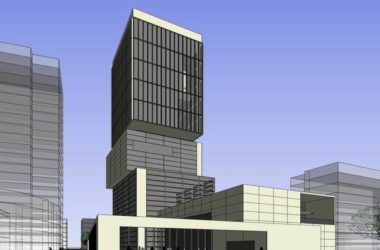 Sketchup医院模型|多高层医院，医疗，现代风格-BIM建筑网