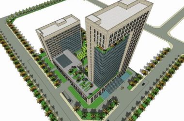 Sketchup办公模型|高层办公楼，写字楼，现代风格-BIM建筑网