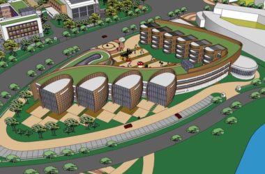 Sketchup学校模型|多层学校，校园教育建筑，现代风格-BIM建筑网