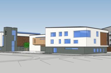 Sketchup学校模型|多层中学小学学校，校园教育建筑，公建，现代中式风格-BIM建筑网