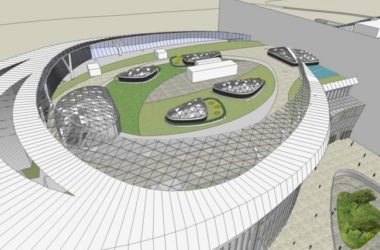 Sketchup综合体模型|多高层综合体，商业，办公楼，展览馆，现代风格-BIM建筑网