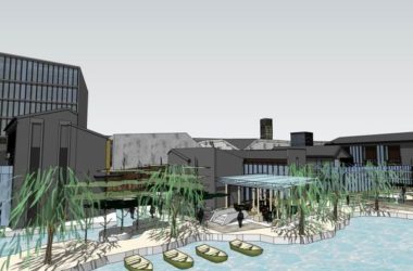 Sketchup商业模型|多层商业街，古典风格-BIM建筑网