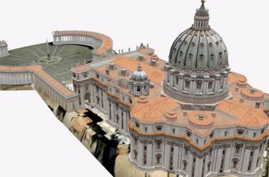 Sketchup文化模型|多层教堂，文化建筑，古典风格-BIM建筑网