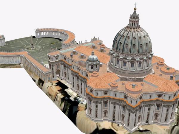 Sketchup文化模型|多层教堂，文化建筑，古典风格