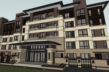 Sketchup住宅模型|多层住宅，花园洋房，现代风格-BIM建筑网