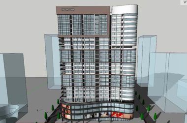 Sketchup商业模型|高层公寓住宅，底层商业，现代风格-BIM建筑网