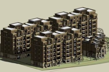 Sketchup住宅模型|多层住宅，古典风格-BIM建筑网
