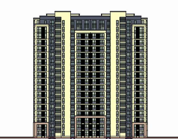 Sketchup住宅模型|高层住宅，现代风格