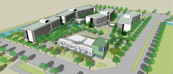 Sketchup学校模型|多层住宅，学校宿舍，学生宿舍，校园教育建筑，现代风格