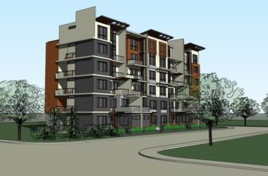 Sketchup住宅模型|多层住宅，现代风格-BIM建筑网