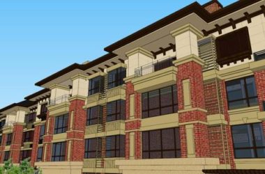 Sketchup住宅模型|多层住宅，古典风格-BIM建筑网