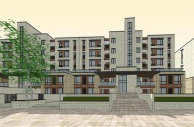 Sketchup住宅模型|多层住宅，现代风格-BIM建筑网