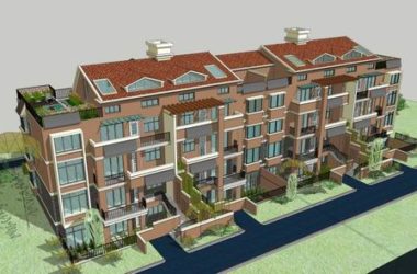 Sketchup住宅模型|多层住宅，花园洋房，古典风格-BIM建筑网